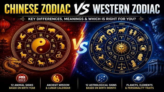 Chinese Zodiac vs Western Zodiac