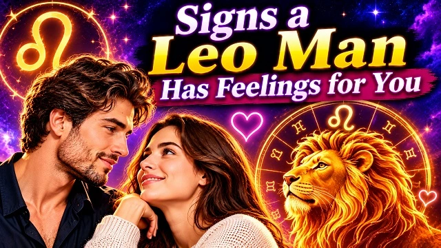 signs a Leo man has feelings for you