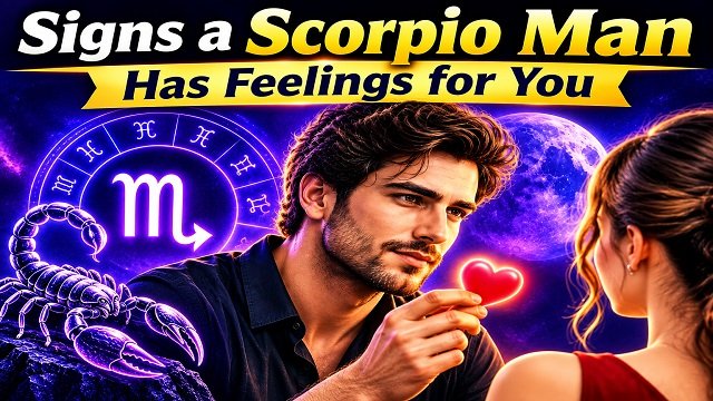 Signs a Scorpio Man Has Feelings for You