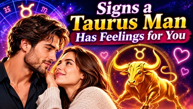signs a Taurus man has feelings for you
