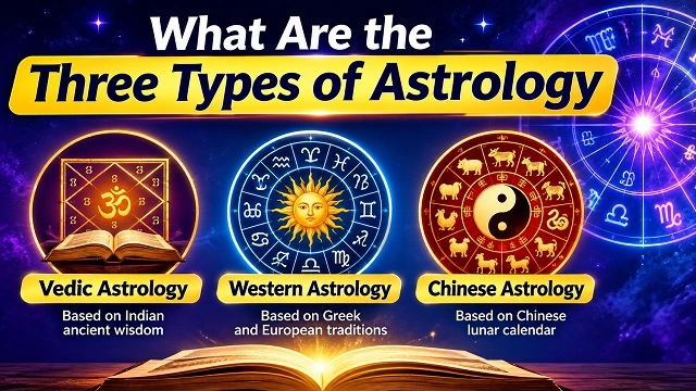 What are the three types of astrology?